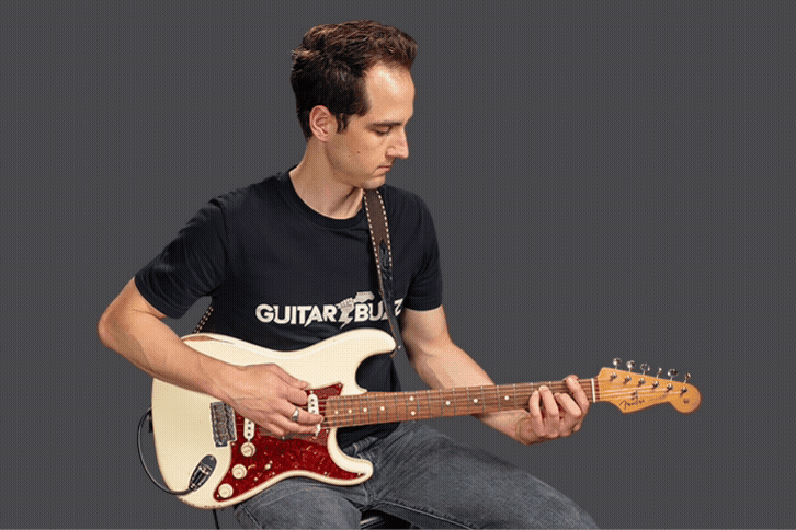 GIF with 3 images of AL with 3 different headstock angles