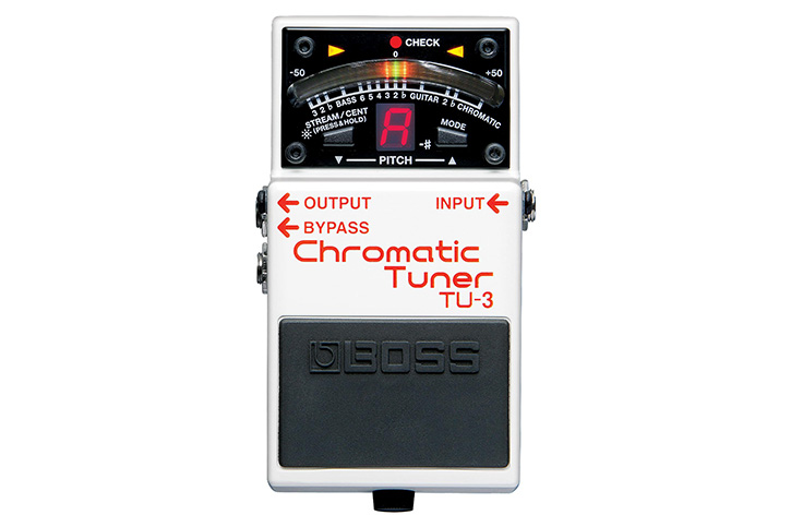 A tuner pedal