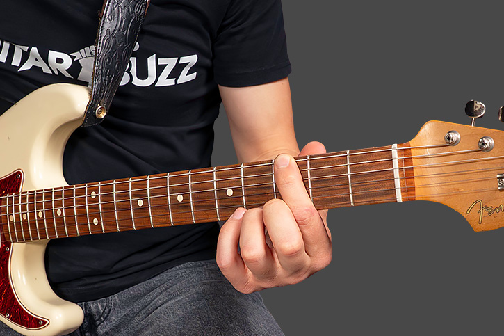 Image of AL fretting close to the fret