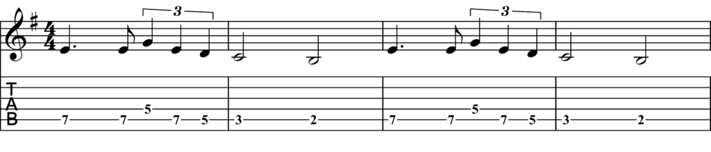 Tab for 7 Nation Army by The White Stripes tab