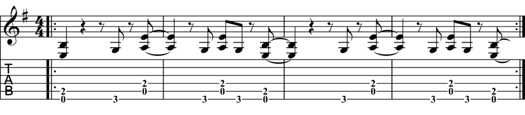 Tab for TNT by AC/DC